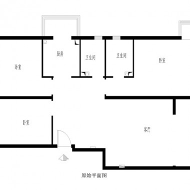 北京开利园小区107平米三居室现代简约风格6.8万全包装修案例效果图2702.jpg