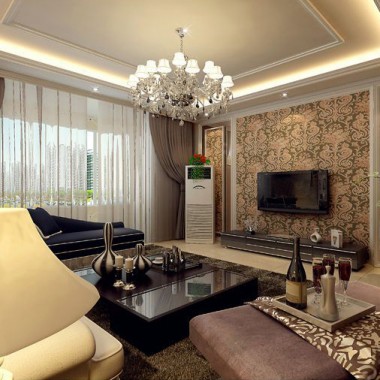 北京首开国风美仑120平米三居室现代简约风格8万全包装修案例效果图3470.jpg