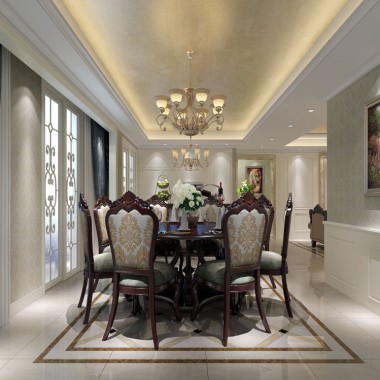 上海尼德兰官邸100平米二居室美式风格18万全包装修案例效果图4516.jpg