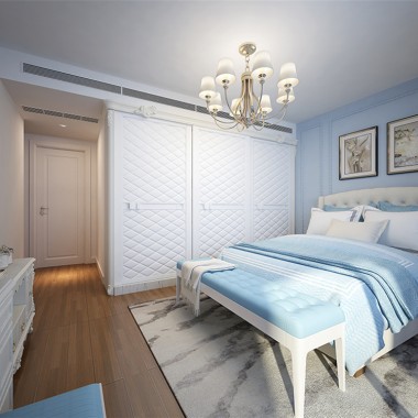 上海欧洲豪庭116平米三居室现代风格20万全包装修案例效果图7342.jpg