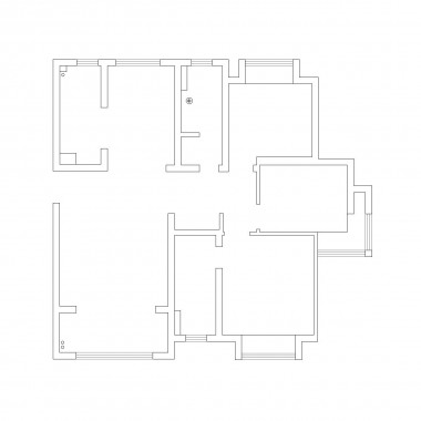 上海鹏欣一品漫城四期公寓130平米二居室其他风格11万半包装修案例效果图4322.jpg