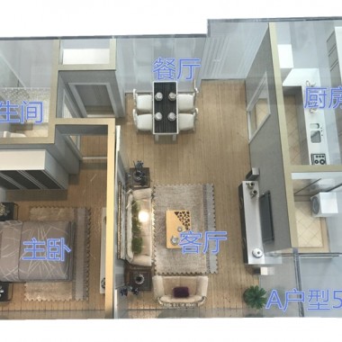 上海前滩东方逸品59平米一居室日韩风格风格12万全包装修案例效果图4534.jpg