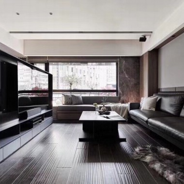 上海仁恒河滨花园214.6平米四居室现代简约风格40万全包装修案例效果图5163.jpg