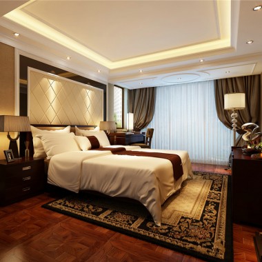 上海融信铂湾别墅176平米三居室混搭风格风格60万全包装修案例效果图7703.jpg
