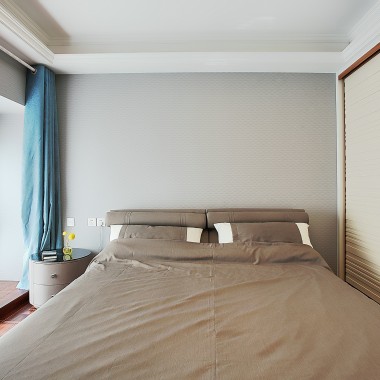 上海上海滩大宁城97平米二居室现代简约风格15万全包装修案例效果图5175.jpg