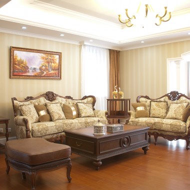 上海尚海湾豪庭171.4平米二居室西式古典风格40.2万全包装修案例效果图6375.jpg