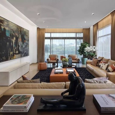 上海世纪同乐207.7平米四居室现代风格14.8万半包装修案例效果图4691.jpg