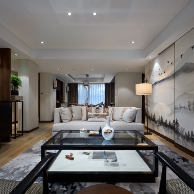 上海水月周庄184平米三居室中式风格13.1万半包装修案例效果图7737.jpg