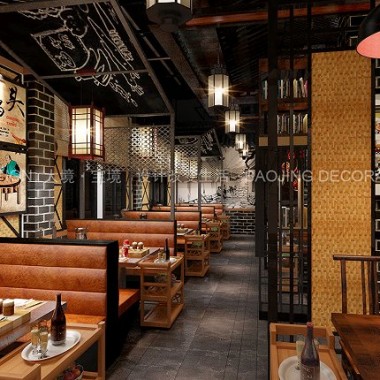 干锅辣鸭头餐厅设计丨大境装饰-#餐饮设计#商业空间设计#宾馆酒店设计#5605.jpg