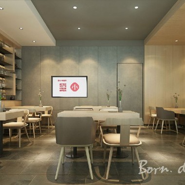 广州面麻辣面馆餐厅设计-#餐厅设计#5856.jpg