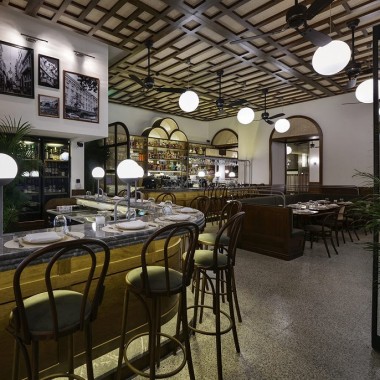 怀旧50、60年代 ILIOS 希腊雅典拱廊下的餐厅 -#餐饮#国外#3817.jpg