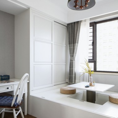 灵峰公寓99平米二居室美式风格7万半包装修案例效果图2389.jpg
