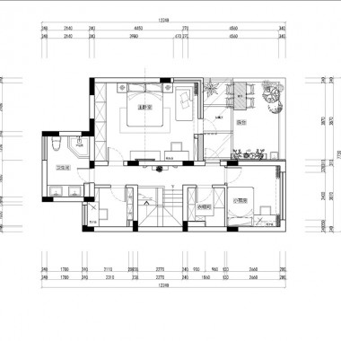 浦江坤庭二期138平米三居室现代简约风格28万全包装修案例效果图2471.jpg