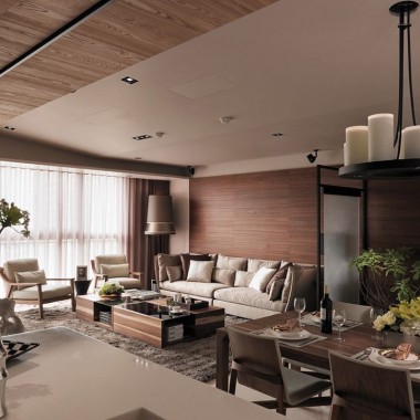 上海宝宸怡景园110平米三居室现代风格风格16.6万全包装修案例效果图20360.jpg
