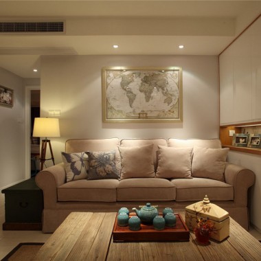 上海贝尚湾114平米三居室现代简约风格12.8万全包装修案例效果图19407.jpg