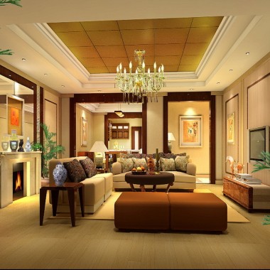 北京顺驰领海135平米三居室中式风格风格14.3万全包装修案例效果图4829.jpg