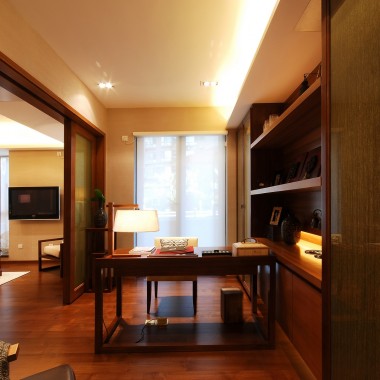 北京汤泉墅129平米三居室中式风格风格5万半包装修案例效果图6553.jpg