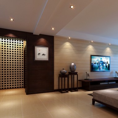北京天安国汇162.4平米三居室中式古典风格17万全包装修案例效果图3874.jpg