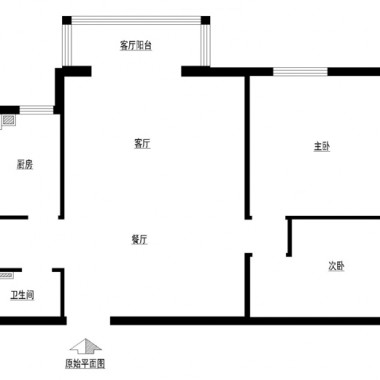 北京丽都壹号小区102平米二居室简欧风格风格12万全包装修案例效果图1794.jpg
