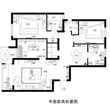 北京亮马嘉园145平米三居室中式风格风格16.7万全包装修案例效果图1632.jpg