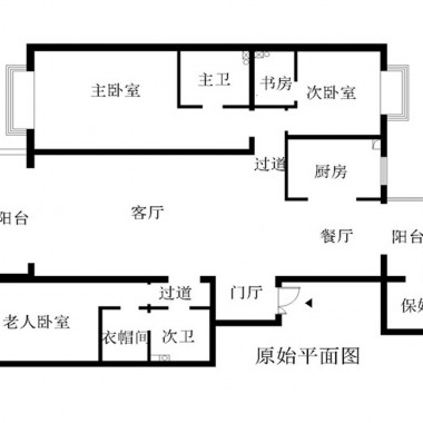 北京亮马名居192平米四居室简欧风格风格23万全包装修案例效果图1686.jpg
