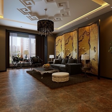 北京万科星园136.5平米三居室中式风格风格16万全包装修案例效果图5714.jpg