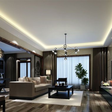 北京万盛北里140平米三居室现代简约风格15.9万全包装修案例效果图540.jpg