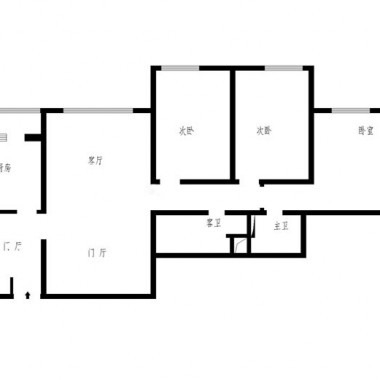 北京望京新城128平米三居室简欧风格风格12.5万全包装修案例效果图5783.jpg