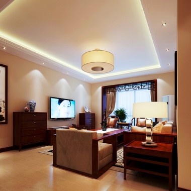 北京领秀慧谷152平米三居室中式风格风格16万全包装修案例效果图144.jpg