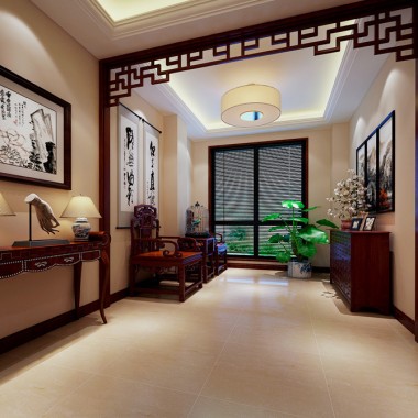 北京领秀慧谷152平米三居室中式风格风格16万全包装修案例效果图148.jpg