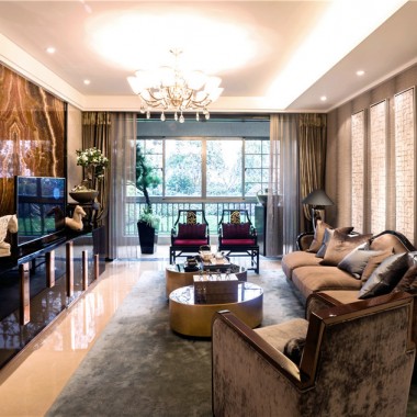 上海东方城市华庭137.4平米三居室简欧风格风格16.4万全包装修案例效果图20419.jpg