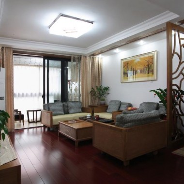 上海共康四村64.3平米二居室中式风格风格7.2万全包装修案例效果图19787.jpg