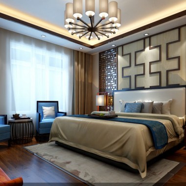 北京香山四季150平米四居室新中式风格风格18.6万全包装修案例效果图3392.jpg