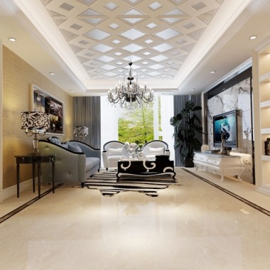 北京新城国际184.3平米三居室简欧风格风格20万全包装修案例效果图289.jpg