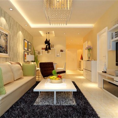 北京幸福艺居二期86.8平米二居室现代简约风格2.2万半包装修案例效果图4464.jpg
