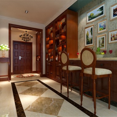北京秀水花园230平米四居室西式古典风格20.1万全包装修案例效果图4546.jpg