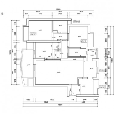 上海慧芝湖花园二期125平米三居室现代简约风格25万全包装修案例效果图10207.jpg