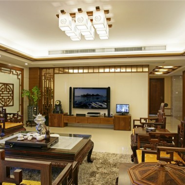 上海嘉天汇169.5平米三居室混搭风格风格28万全包装修案例效果图21650.jpg