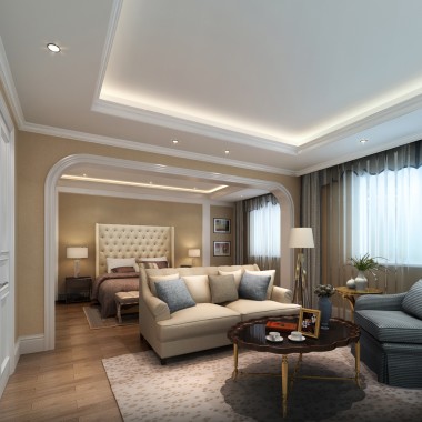 北京亚运新新家园480平米别墅简美风格风格150万全包装修案例效果图2726.jpg