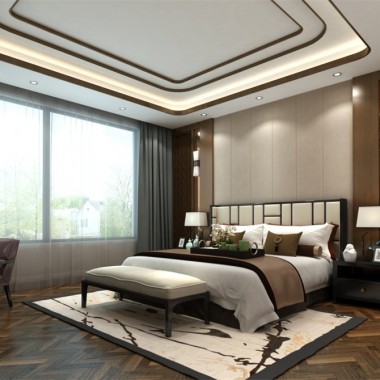 上海江畔御庭346.8平米四居室中式风格风格120万全包装修案例效果图20510.jpg