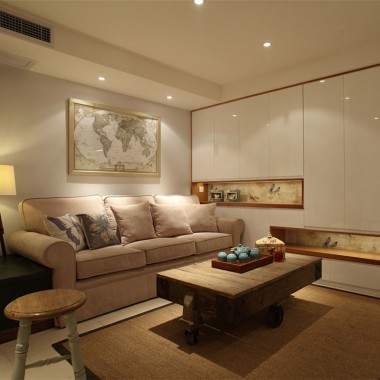 北京燕西华府66平米一居室新古典风格风格8万全包装修案例效果图4281.jpg