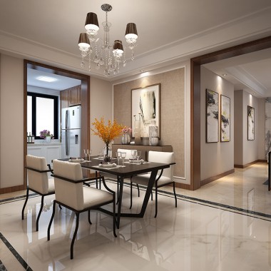 上海金色港湾公寓141.8平米三居室现代简约风格28万全包装修案例效果图16621.jpg