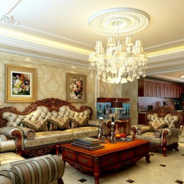 北京燕西华府178.3平米三居室西式古典风格26万全包装修案例效果图578.jpg