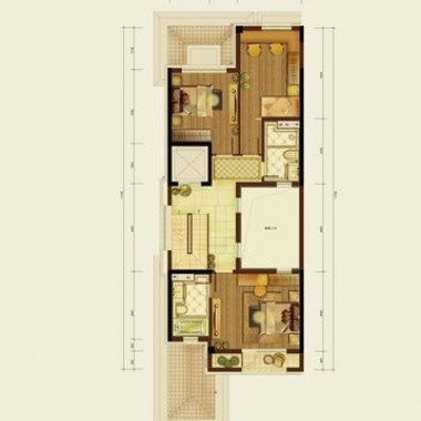 北京燕西华府370平米四居室现代风格42万全包装修案例效果图472.jpg