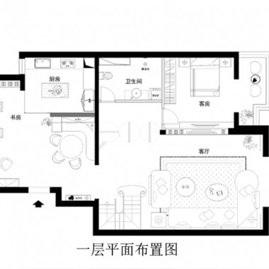 北京阳光邑上232平米四居室简欧风格风格21万全包装修案例效果图6082.jpg