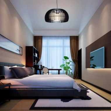 北京密云华润橡树湾126平米三居室中式古典风格11.3万全包装修案例效果图2447.jpg