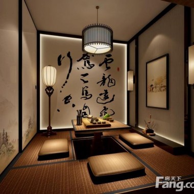 上海路劲上海庄园265平米四居室现代风格60万全包装修案例效果图12914.jpg