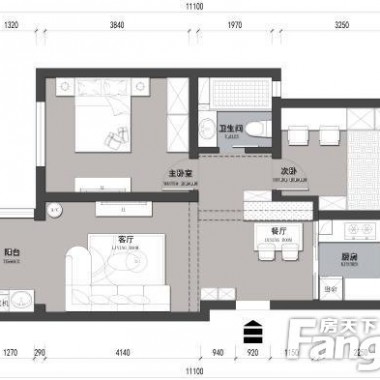 上海绿地海湾84平米三居室现代风格16万全包装修案例效果图13512.jpg