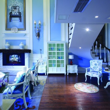 上海美兰湖高尔夫别墅176平米一居室新古典风格风格30万半包装修案例效果图20879.jpg