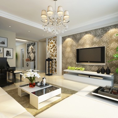 北京南海家园140平米三居室现代简约风格12万全包装修案例效果图361.jpg